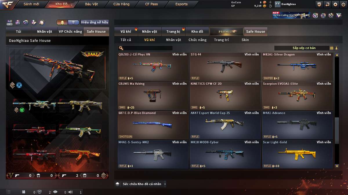 shop acc cf uy tin gia re